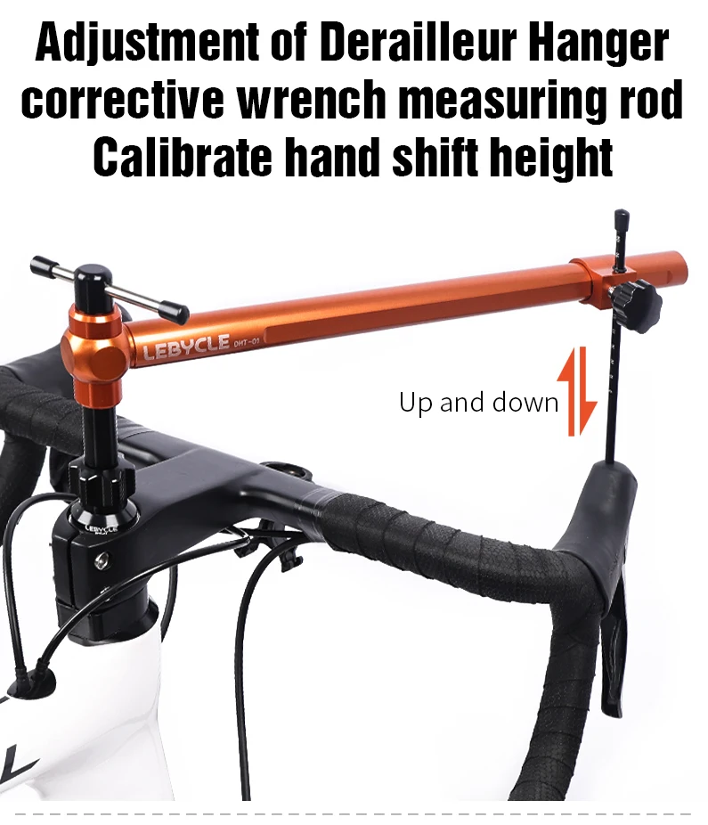 Lebycle Bike Shifter Alignment Tool Bicycle Hand Shift Head Mount Handlebar Height Angle Left Right Symmetrical Adjuster Tools image 3