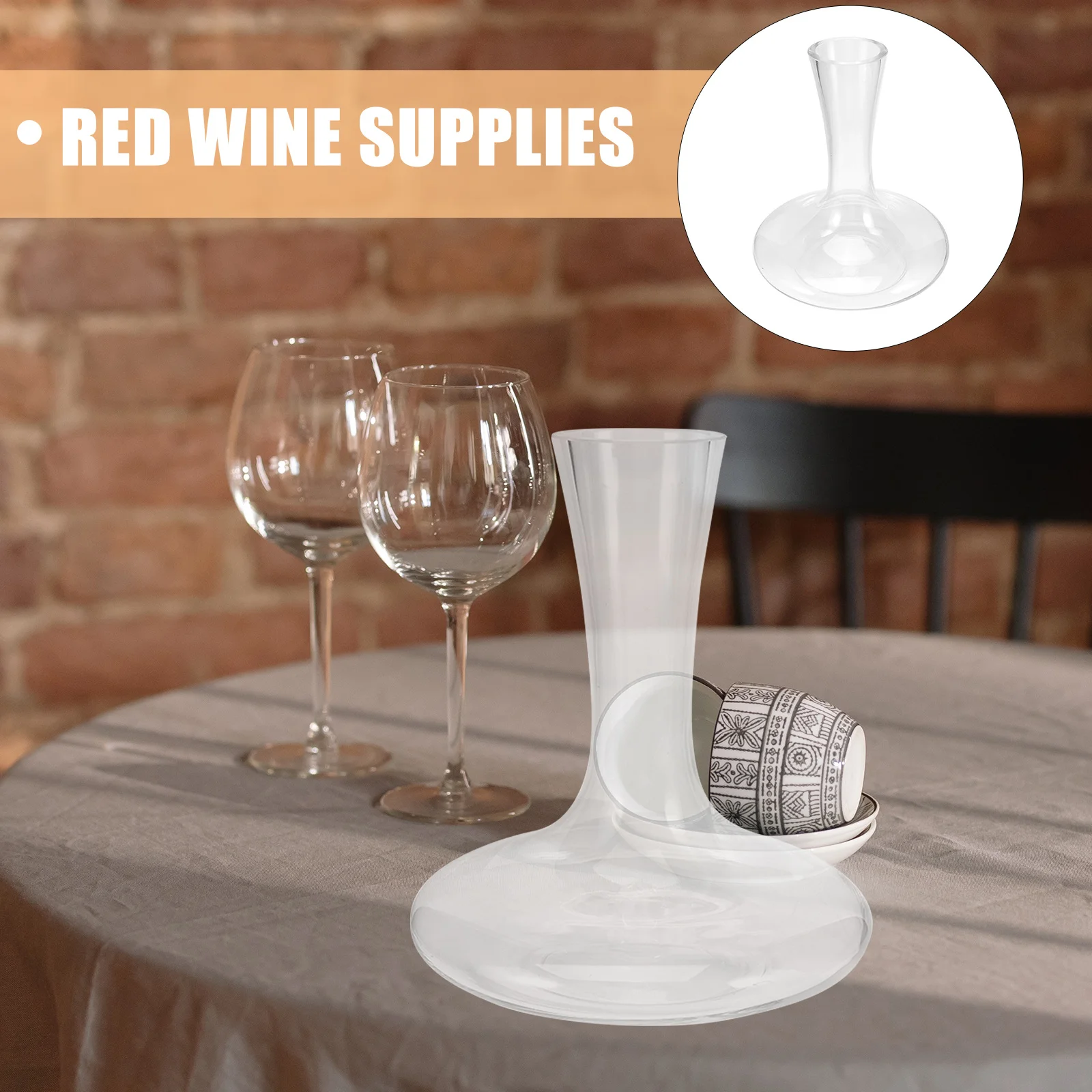 

Large Glass Wine Decanter Fast Brandy Whiskey Decanter Creative Home Bar Pub Wine Dispenser Liquid Pouring Tool