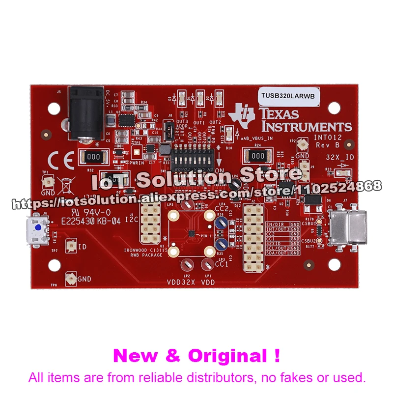 TUSB320-LA-EVM TUSB320LAI USB Type-C Configuration Channel Logic and Port Control Evaluation Module TUSB320 LA EVM