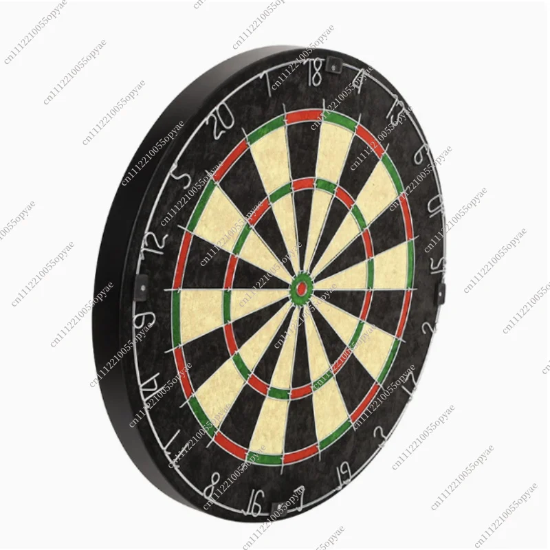 18 Inch 45cm Sisal Dartboard Round Net Printed Target Board with 6 Metal Darts for Bar Entertainment Training