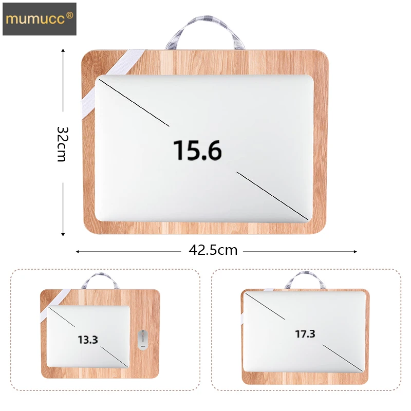 Mumuc-escritorio para ordenador portátil, mesa multiusos aplicable a estudiantes y personas de oficina, escritorios de tablero de madera maciza multicapa