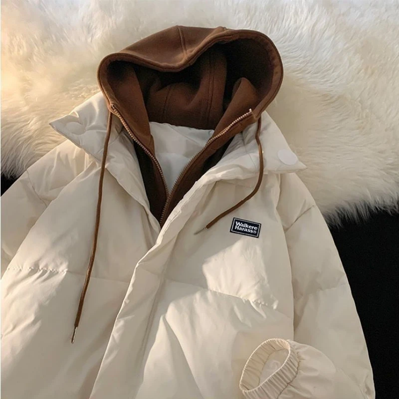 New Winter Women Cotton Coat Thickened and Warm Women Hooded Jacket Women Windproof Coat Women Parka