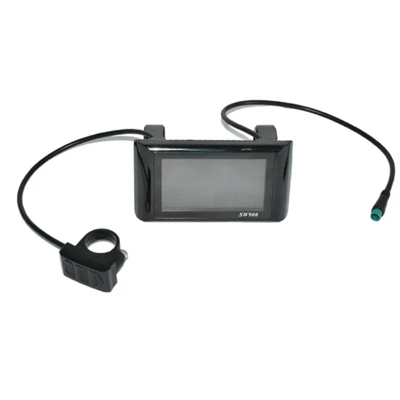 ABXY SW900 Colour Screen Ebike LCD Display 24V/36V/48V/60V/72V E-Bike LCD Meter Panel Display Ebike Accessories A
