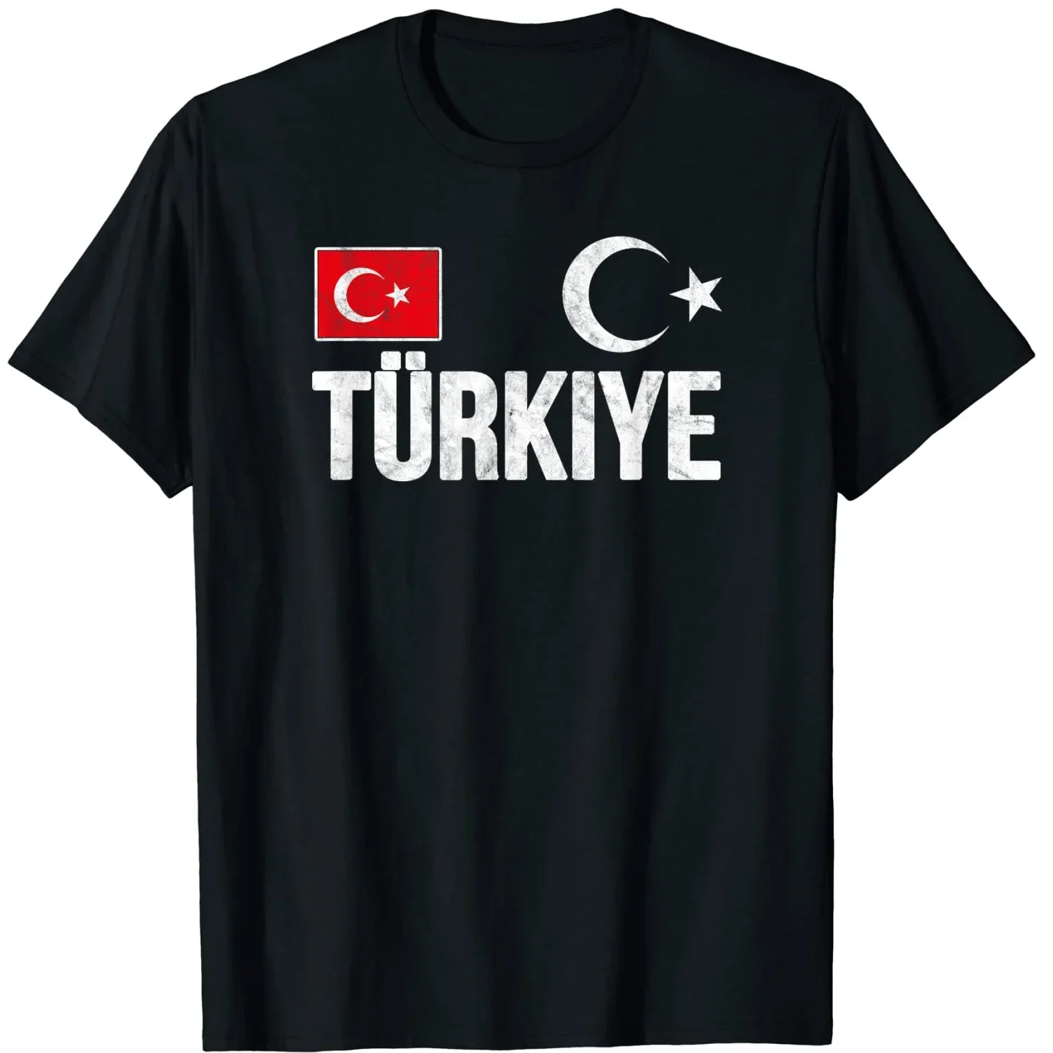 Turkiye Turkey Flag Turkish Gift T Shirt. Short Sleeve 100% Cotton Casual T-shirts Loose Top Size S-3XL