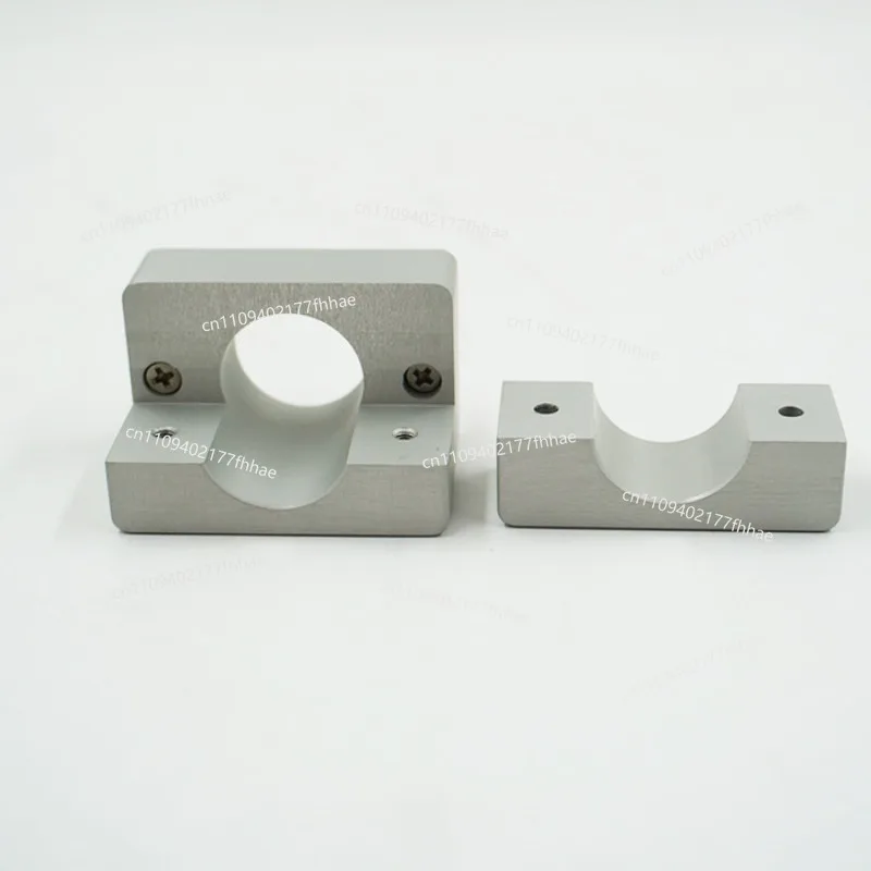 Power Isolation, Niu Filter 40mm Clamp, Black, White, Solid All-Aluminum AC Seat Tail Clamp