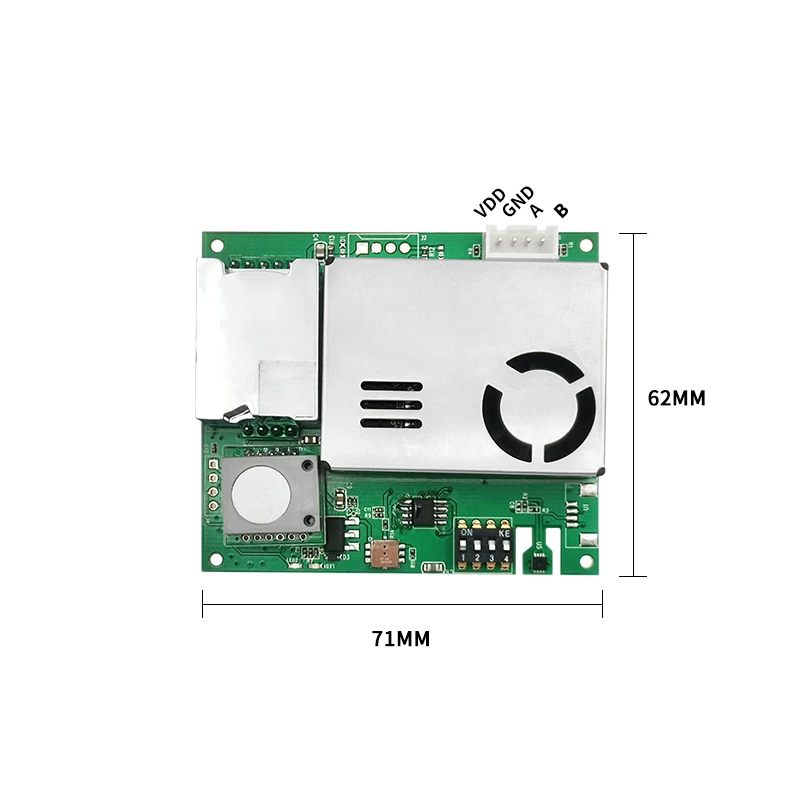 M701 7In1 Environmental Air Quality Sensor Module RS485 UART Output PM2.5 CO2 VOC HCHO Gas Sensor With Temperature And Humid