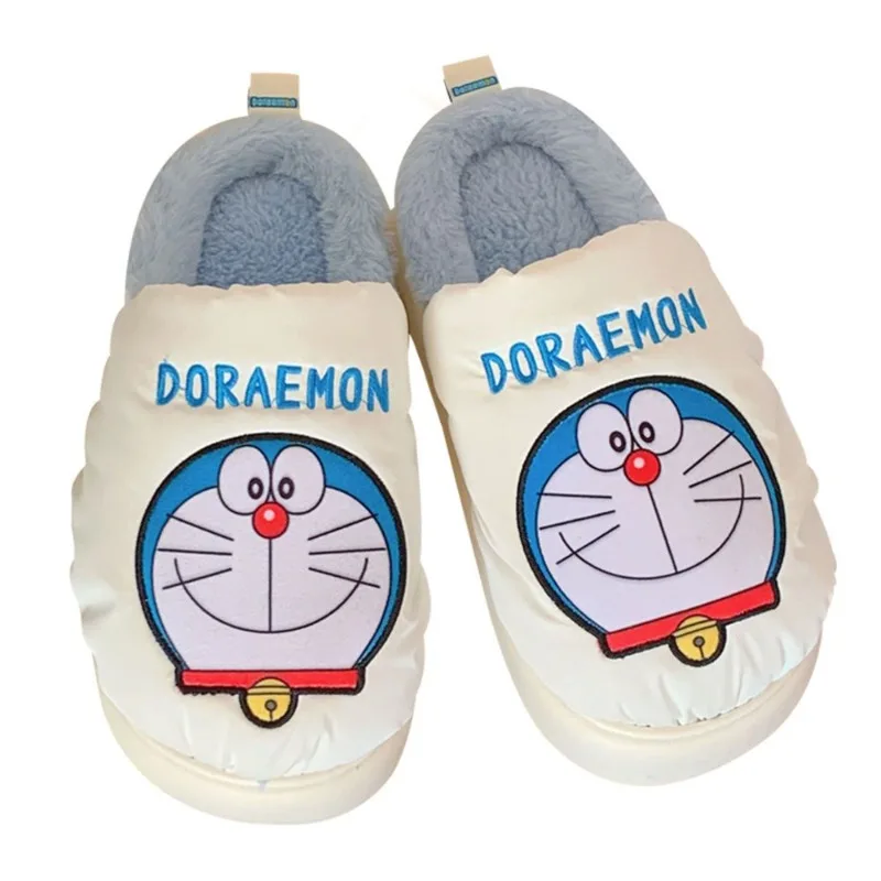 

Doraemon Creative Cute Cartoon Warm Full-Coverage Cotton Shoes, High-Value Fashion Anime Character-Themed Winter Home Slippers