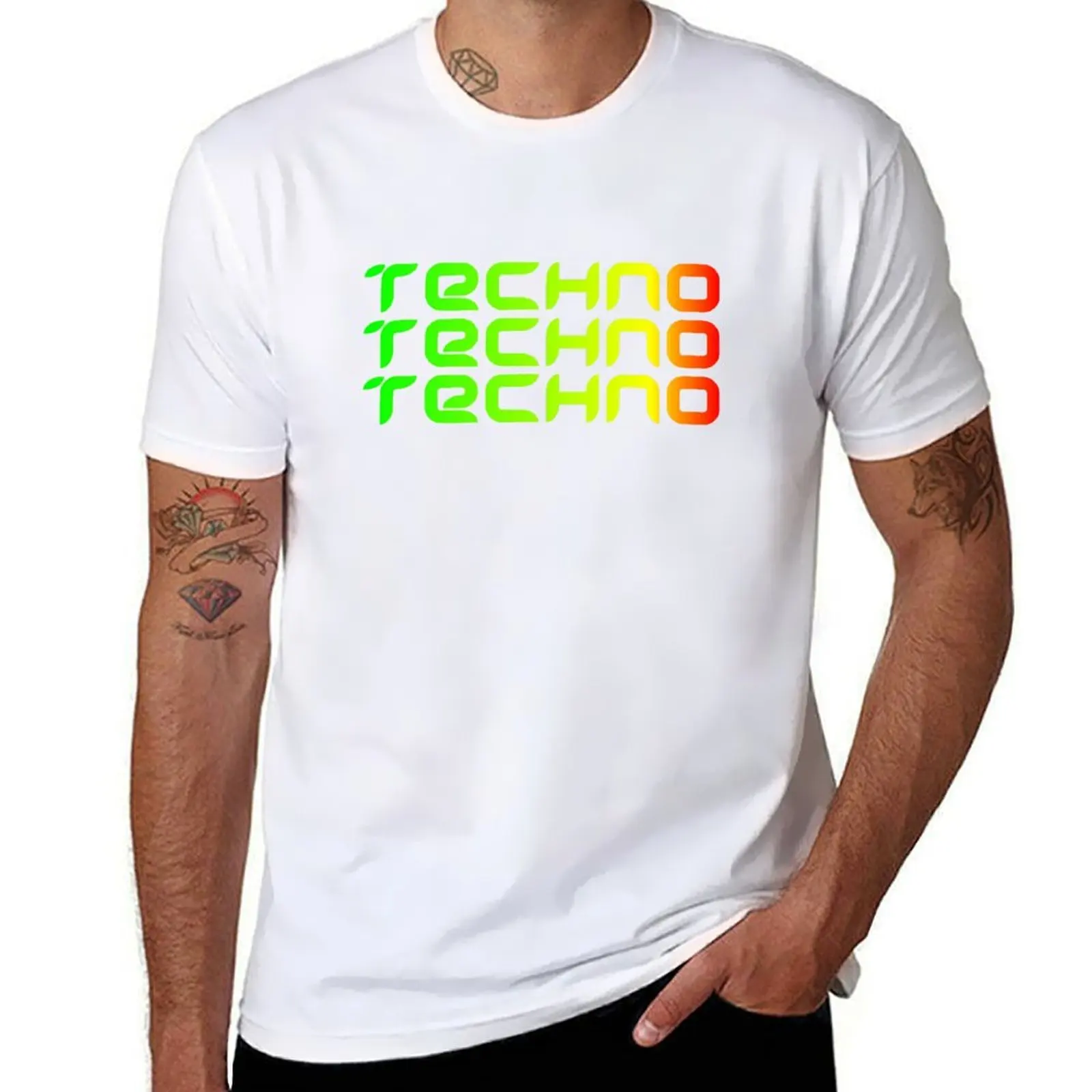 

techno techno techno T-Shirt t shirt for man g man t shirts for men T-Shirt