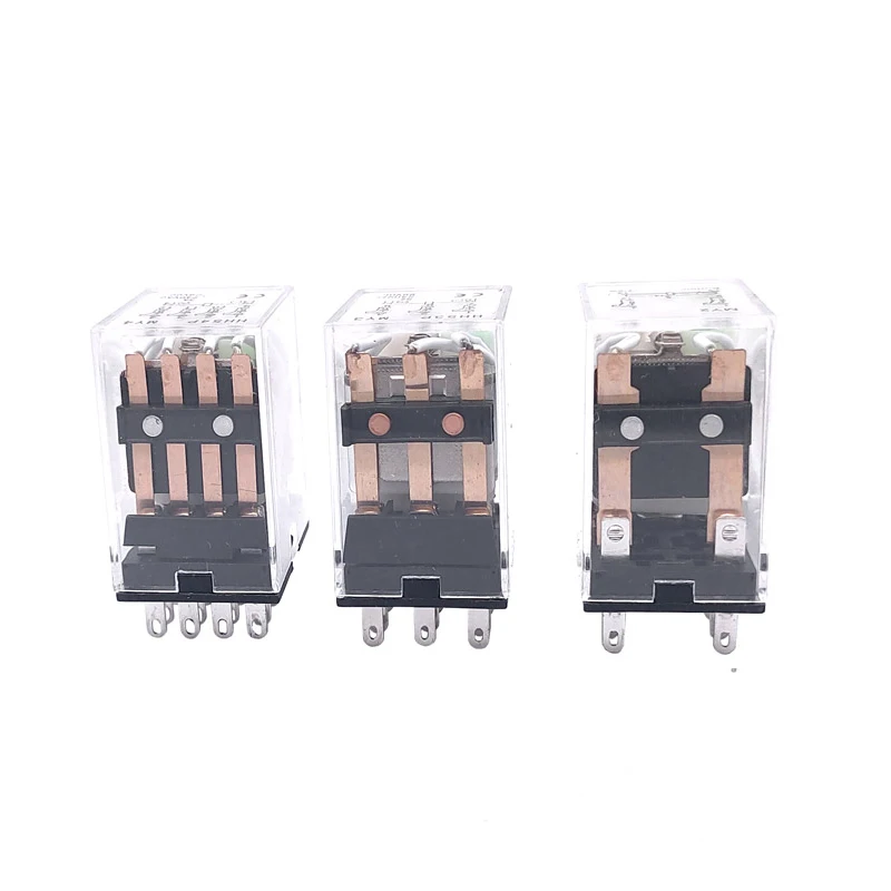 1 Pc HH52P HH53P HH54P Mini Coil General Electro-Magnetic Intermediate Relay Switch and LED AC110V 220V DC12V24V