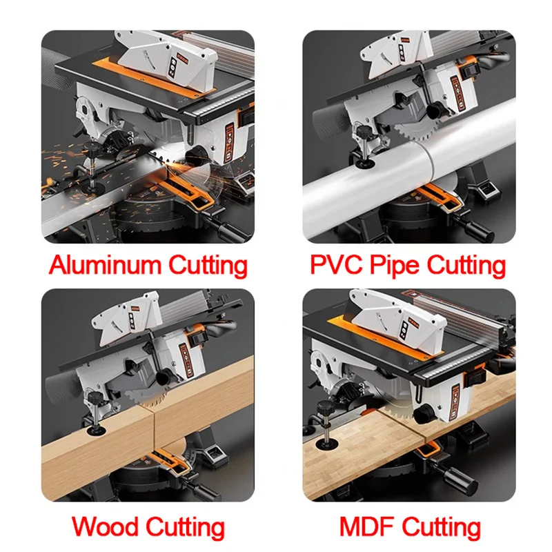 2023 10-inch Multi-functional Woodworking Cutting Saw Dual-purpose All-in-one Machine 45-degree Multi-functional Cutting Machine