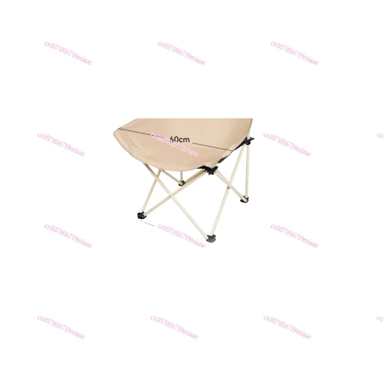 Outdoor Folding Chair Portable Moon Recliner Camping Chair Equipment Small Stool Maza Stool Fishing