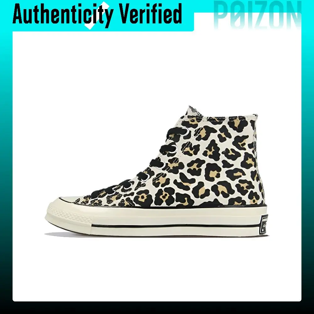 Converse Chuck Taylor All Star Canvas Shoes Unisex High-top Leopard Print 163406c