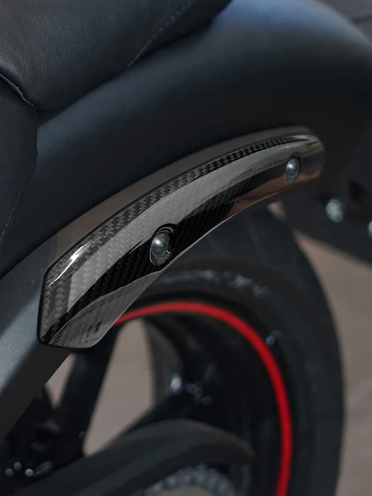 Garde-boue arrière en fibre de carbone pour moto Kawasaki Vulcan S 650 2015-2025