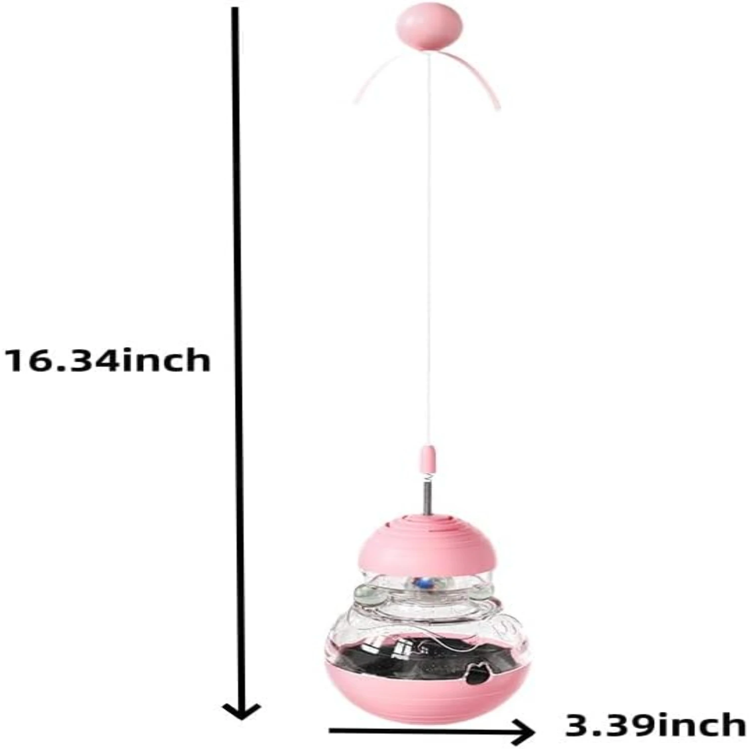 (Pink) Interactive Cat Toy \u2013 Engaging Tumbler Design Durable, Non-Toxic, and Safe for Indoor Play  for Exercise and Boredom