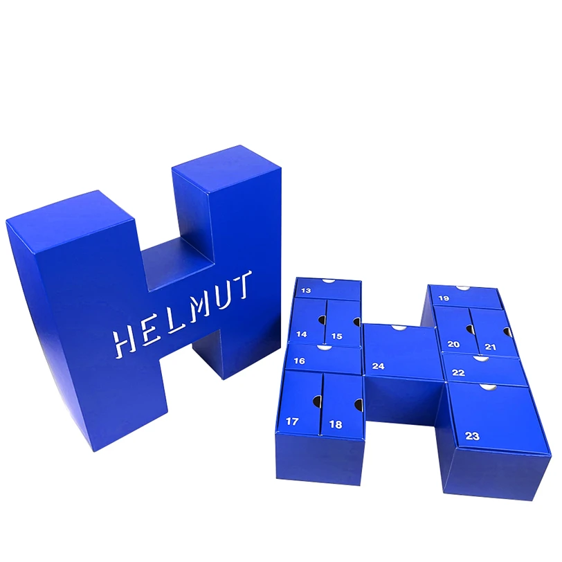 Customization.Manufacture Wholesale Custom Various Rigid Gift Packaging Advent Calendar Box for Christmas