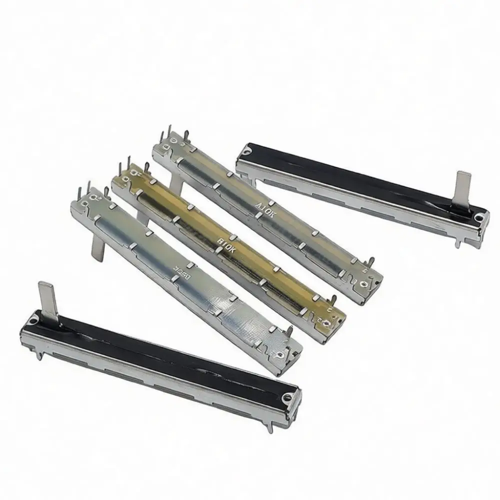 6021 Linear Slide Potentiometer 75mm Fader Knob Audio Equipment Dimmer Switch Sensor Replacement Parts For Mixing Console