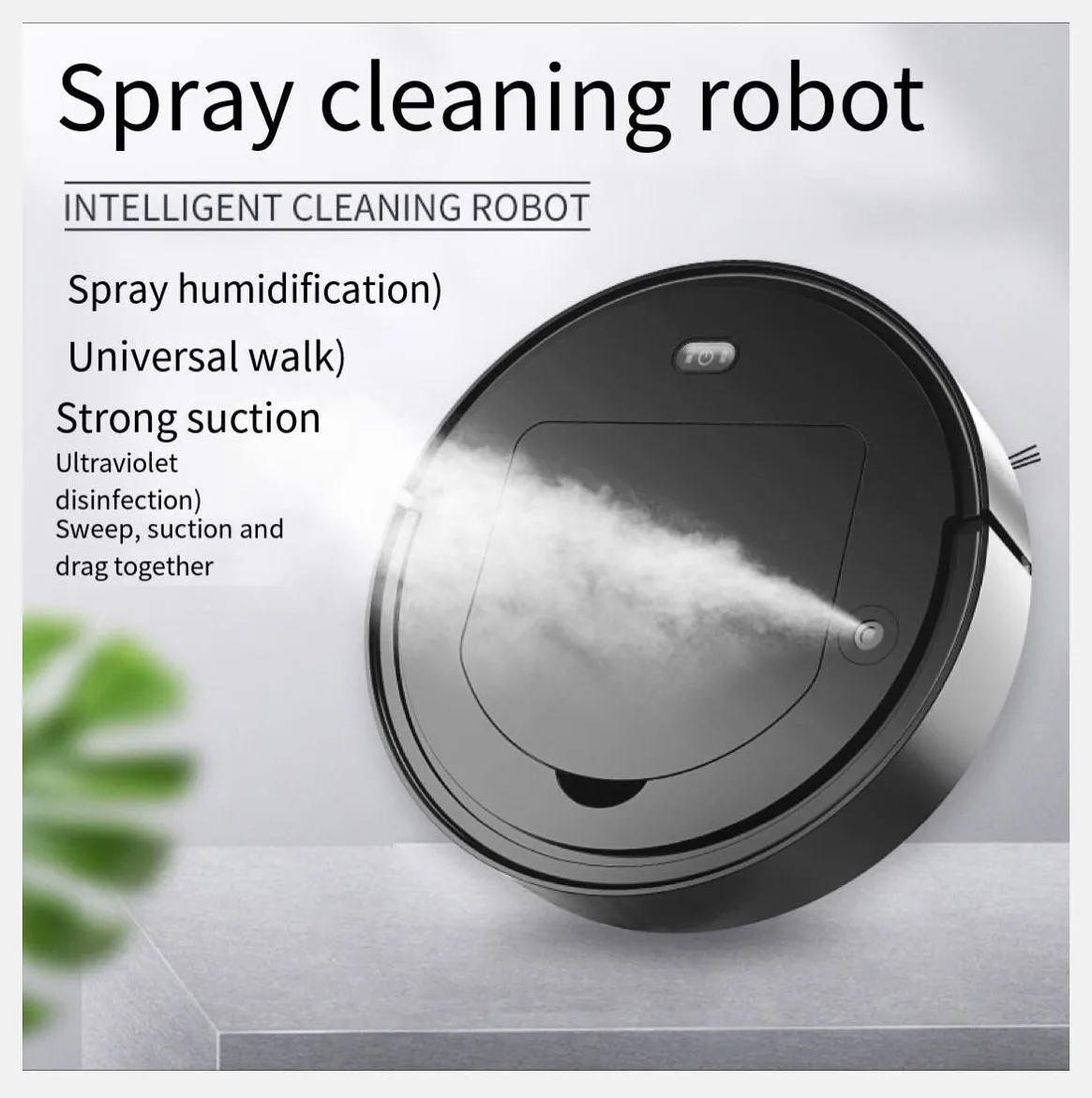 Robot Vacuum Cleaner New Sweeping Mopping 3 In 1 Smart Wireless  Dragging Cleaning Sweep Floor For Home Office Clean