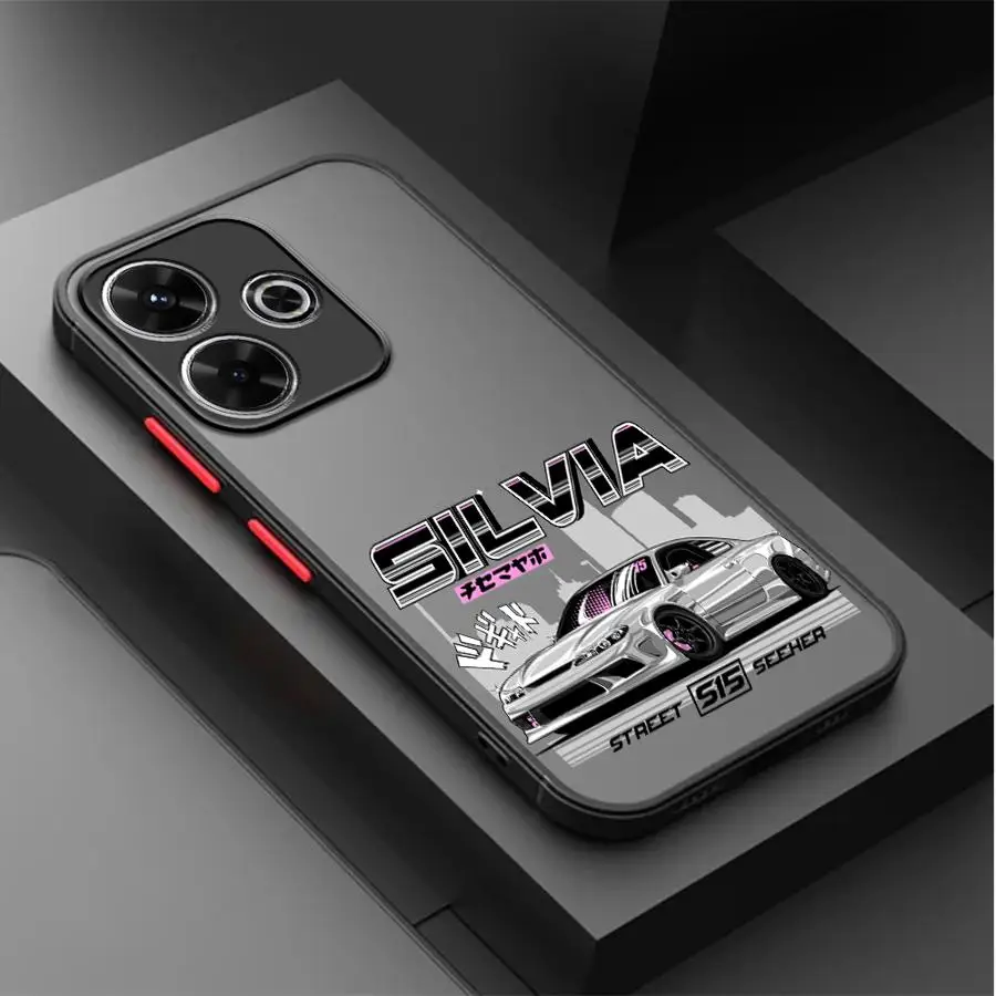 日本のJDMドリフトカー柄スマホケース Xiaomi Redmi Note 10S 11S 12C 12s A4 9 10 11 Pro 13C 13 14 12 Pro Plus A14C 9S対応