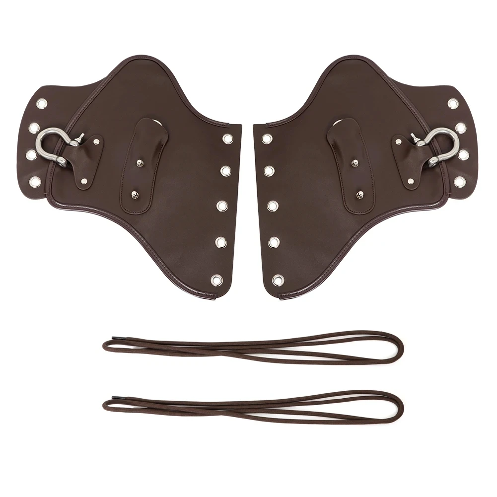 Motorcycle PU Leather Brown Universal Front Heat Saddle Shield Deflectors For Harley Touring Softail Sportster Kawasaki Yamaha