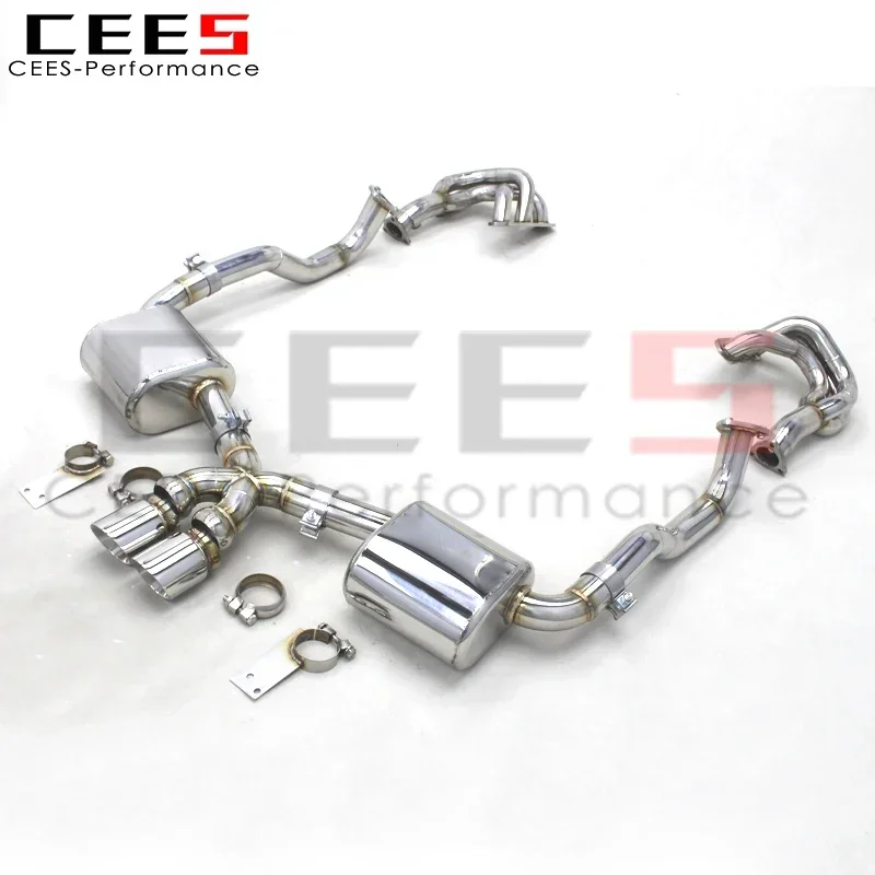 CEES Increase Engine Output and Efficiency T304 Exhaust Catback for Porsche 987/987.1 Boxster/Cayman S 3.4L 2004-2008 Exhaust