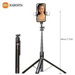 Xiaomi-sem fio Bluetooth Selfie Stick, tripé de alongamento dobrável, controle remoto do obturador, suporte do telefone