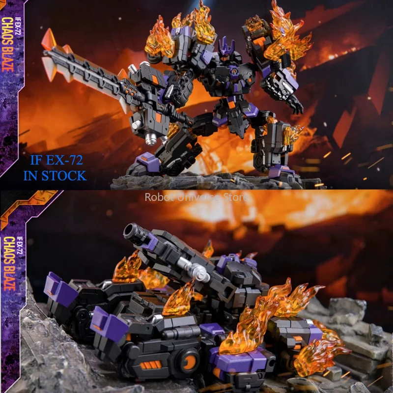 

IN STOCK Transformation Iron Factory IF EX-72 EX72 The Fallen Chaos Blaze Action Figure Robot Collectible Gift With Box