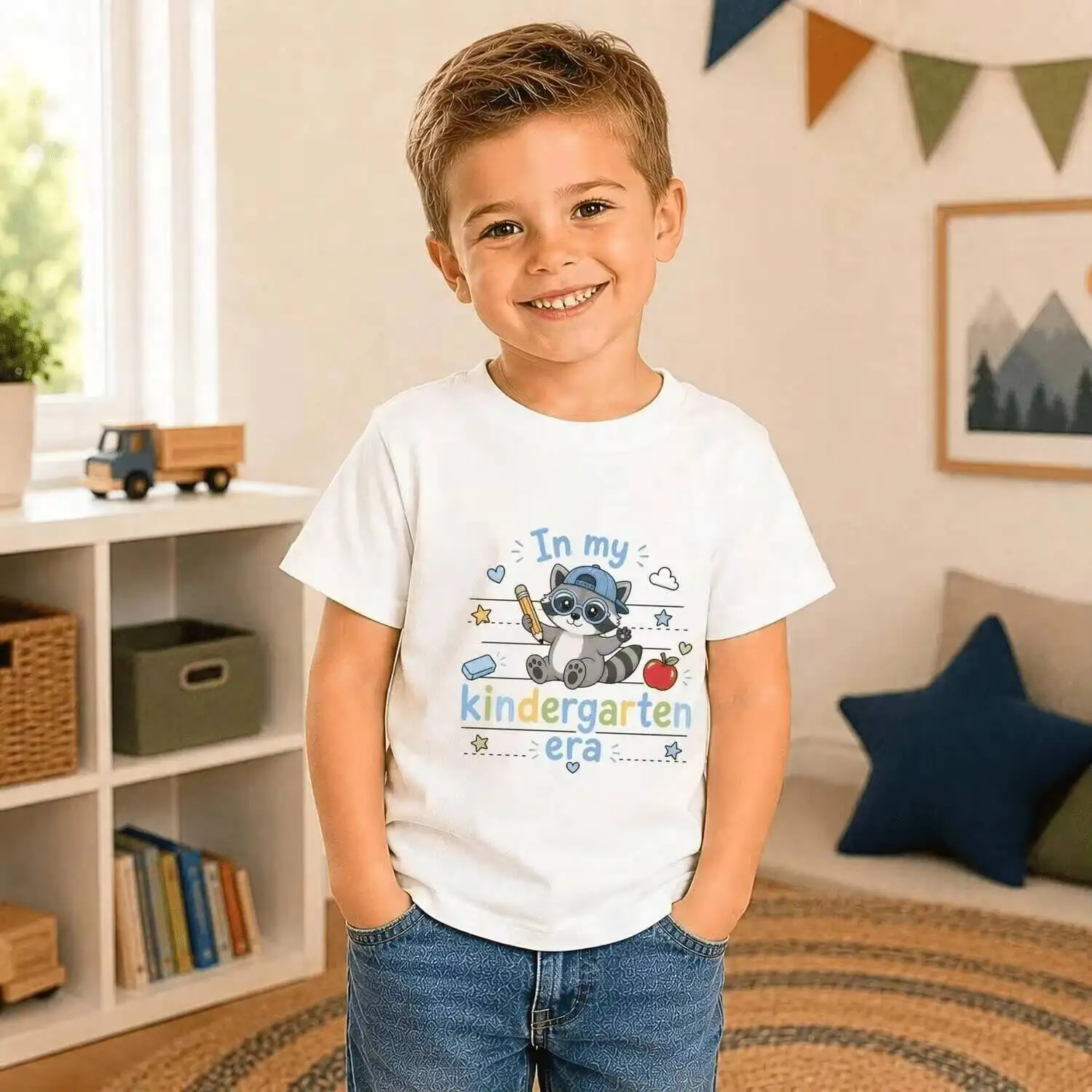 Breathable Solid White Unisex Casual Shirt Soft Cotton Streetwear Back To School Clothes Girl Kindergarten Shirts Mexico Jersey 100% Cotton Kids Trendy Y2K Short-Sleeve Tee – Soft, Breathable, Sweat-Wicking, Skin-Friendly For Boys Girls