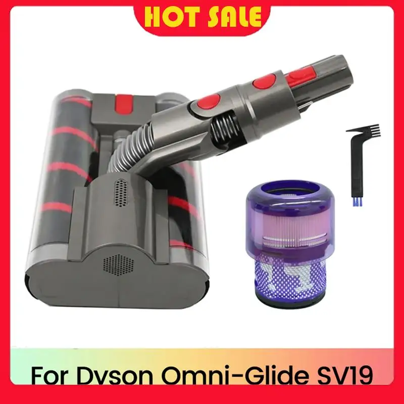 

Needful For Dyson Omni-Glide SV19 Vacuum Attachment Replacement Soft Roller Cleaner Head Double Roller Brush With Filters
