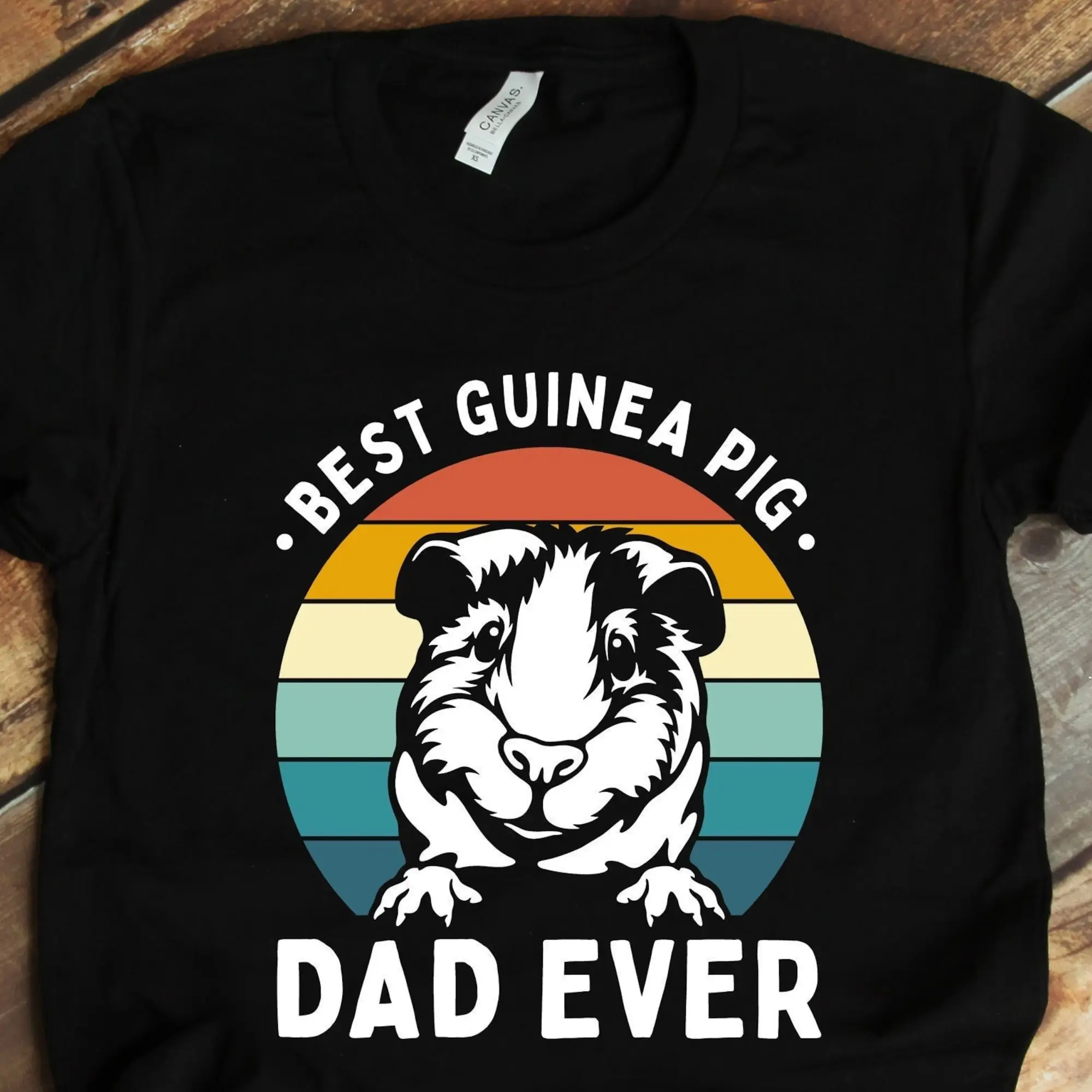 Guinea pig dad shirt, retro cute guinea pig shirt, best guinea pig dad ever, fathers day gift from daughter