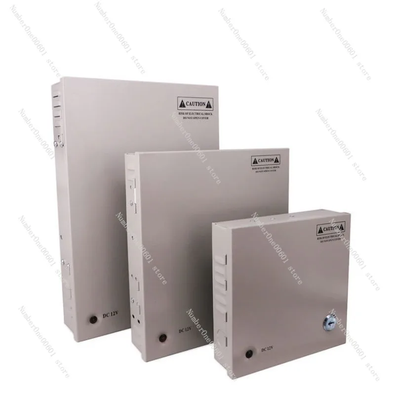 12V 10A 9-Channel Centralized Power Supply Box with 18 Outputs, Switch Power for Surveillance Cameras 5A/10A/20A/30A