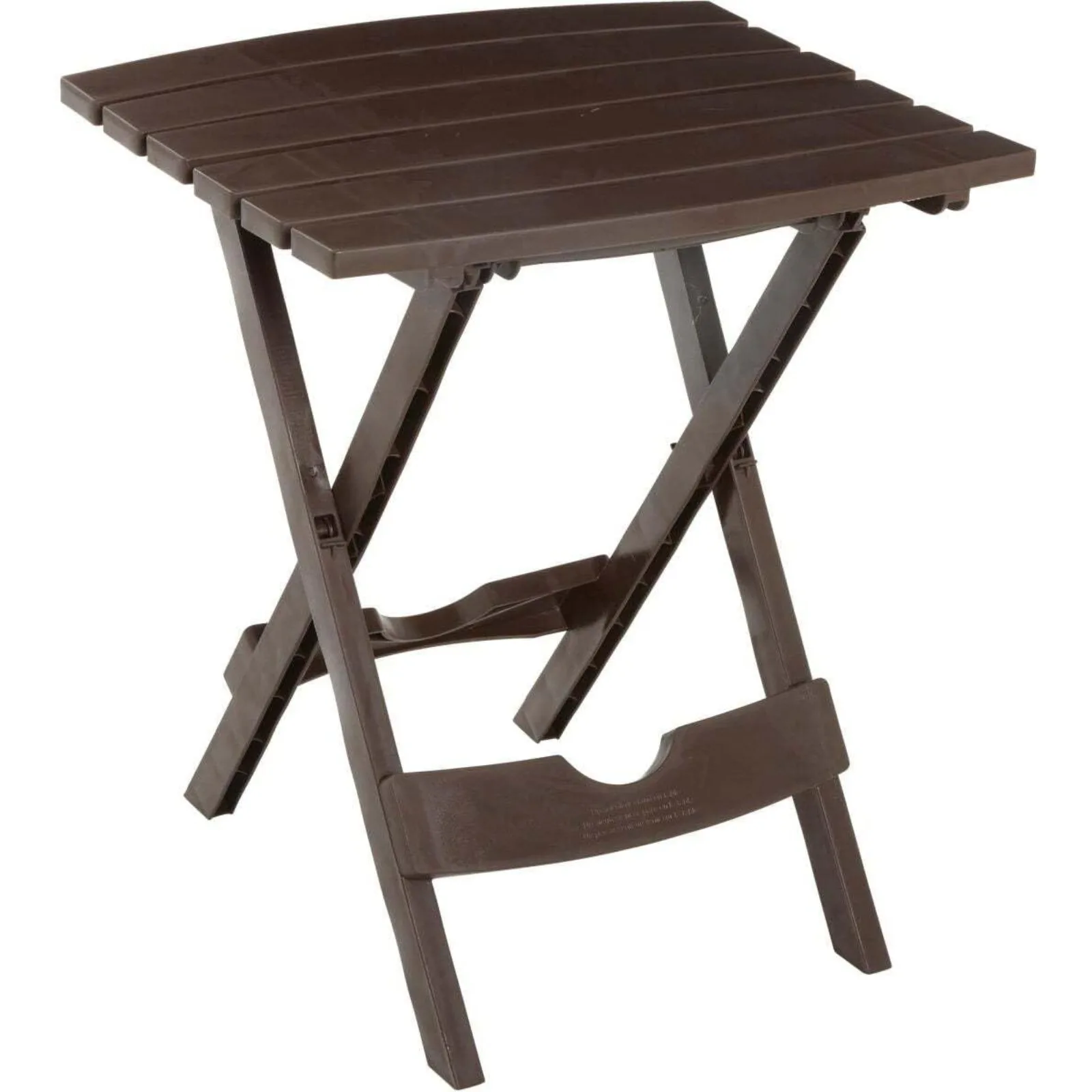 

Manuacturing 8500-09-3700 Plastic Quik-olde Table, Brown