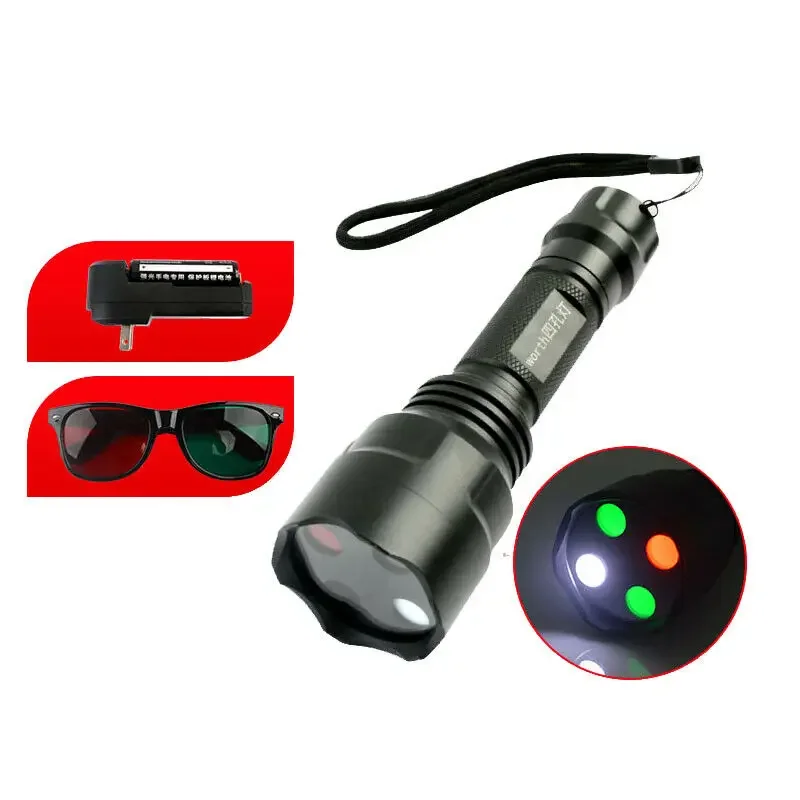 Worth 4 Dot Test W4LT Flashlight Strabismus Amblyopia Optometry ARC Tool with Red Green Glasses