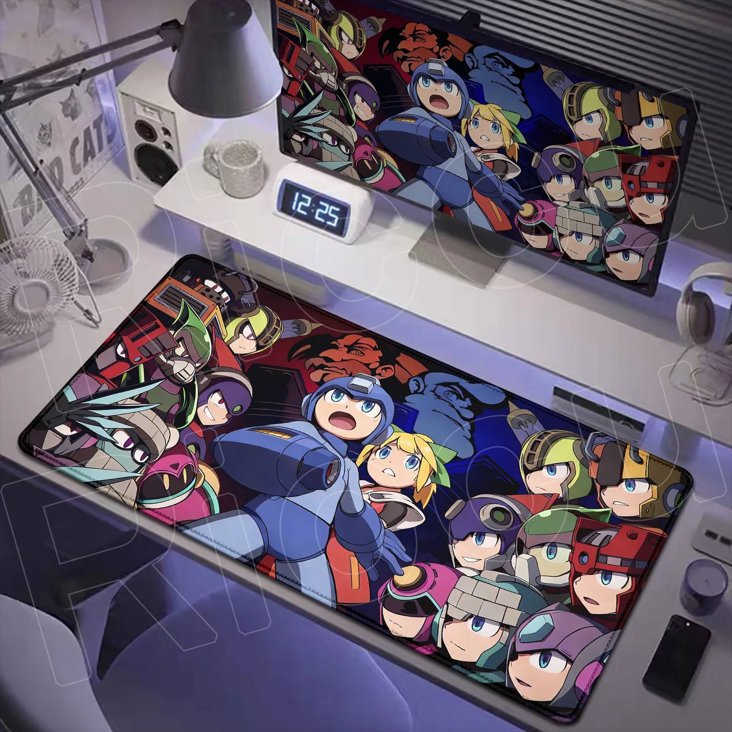 

Large Computer Gamer Non-slip Speed Deskmat Megaman Anime Keyboard Office Table Mousepad XXL Rubber Carpet Pc Gaming Accessories