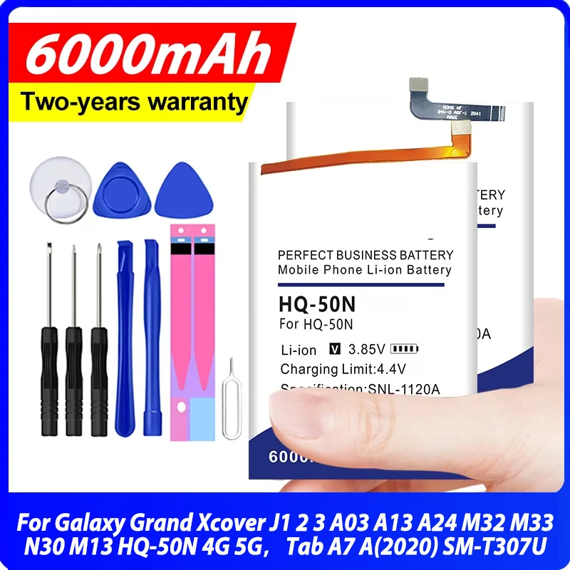 EB-BA245ABY Battery For Samsung Galaxy Grand Xcover J1 2 3 A03 A13 A24 M32 M33 N30 M13 HQ-50N 4G 5G,Tab A7 A(2020) SM-T307U