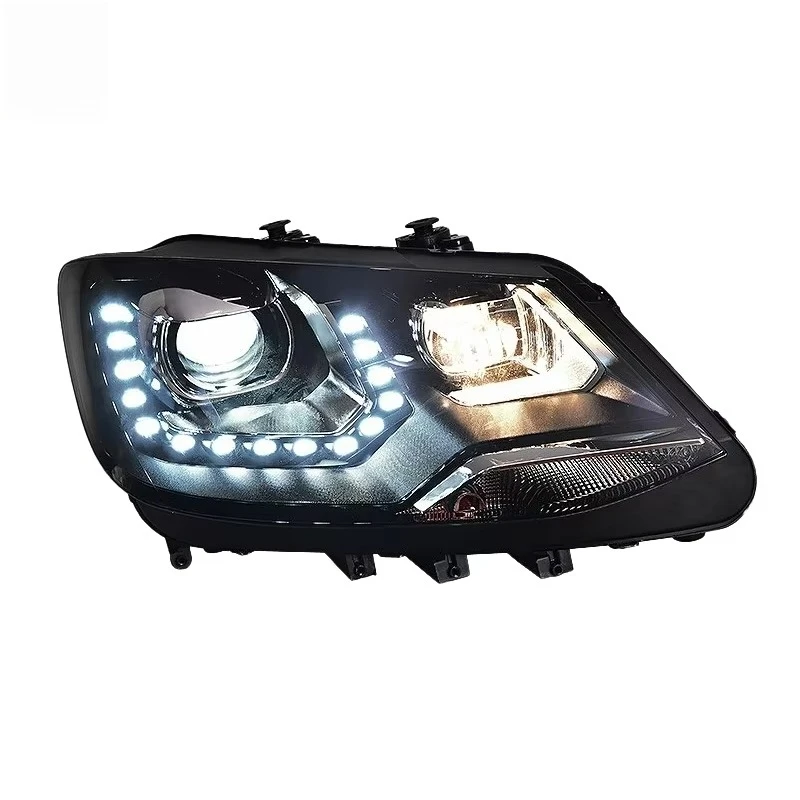 2 Pieces for VW Sharan 7N 2012 2015 2018 LED Head Lamp Upgrade Headlight Front Light Headlamp Sharan Accessories Lamp