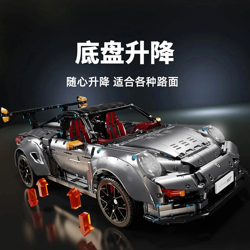 NEW T5026 3389Pcs High-Tech Super Sport Racing Car Model 1:8 Classic Super Car Vehicle Building Block Bricks Toys Kids Gifts