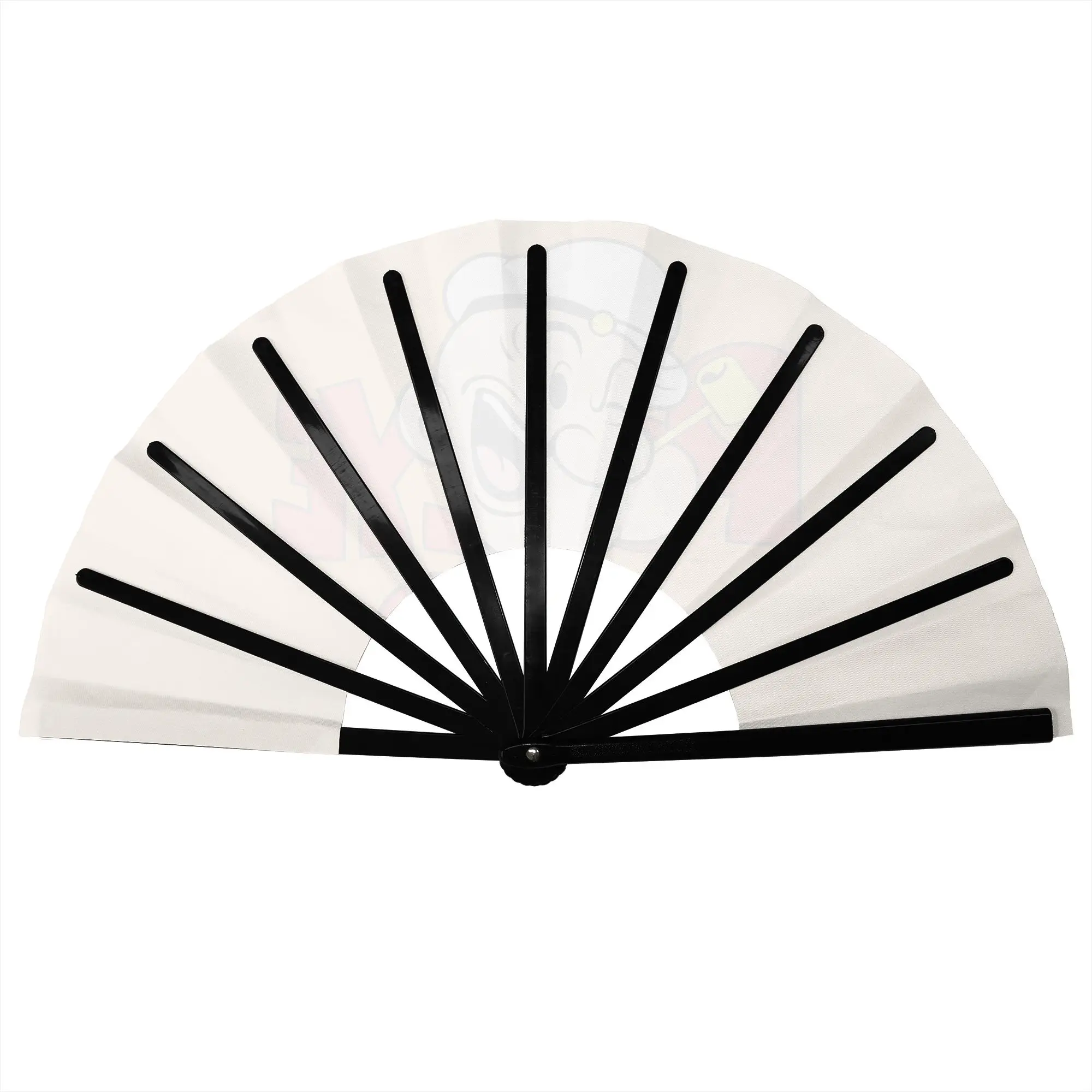Vintage P-Pop E-Eye The S-Sailor Folding Hand Fan Cartoon  Polyester Fabric Fan Cool Summer Accessory Decorative Fans