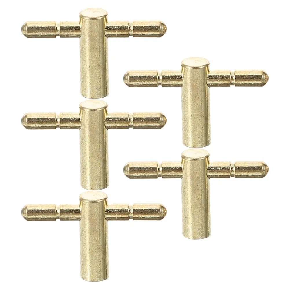 5Pcs Music Box Accessories DIY Metal Winder Keys Replacement Easy Windup Knobs Universal Parts for Repairing and Crafting
