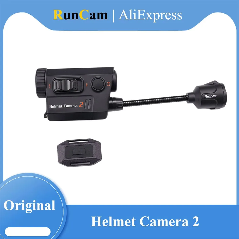 

RunCam Helmet Camera 2 IP67 1920*1080 60fps Adjustable Lens Angle Face Mask Recorder Airsoft Recording Video Action Camera