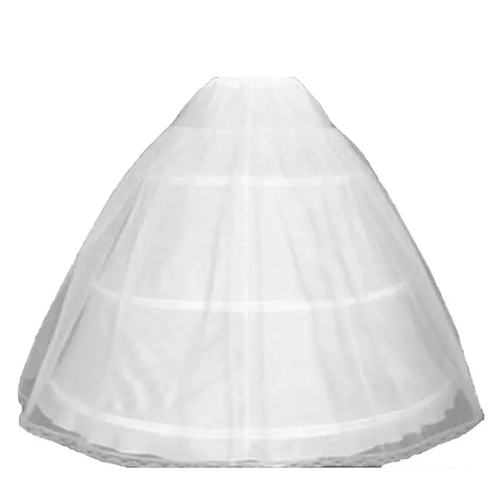 

3 Hoops Petticoat Quinceanera Dresses Ball Gown Crinoline Underskirt 2023