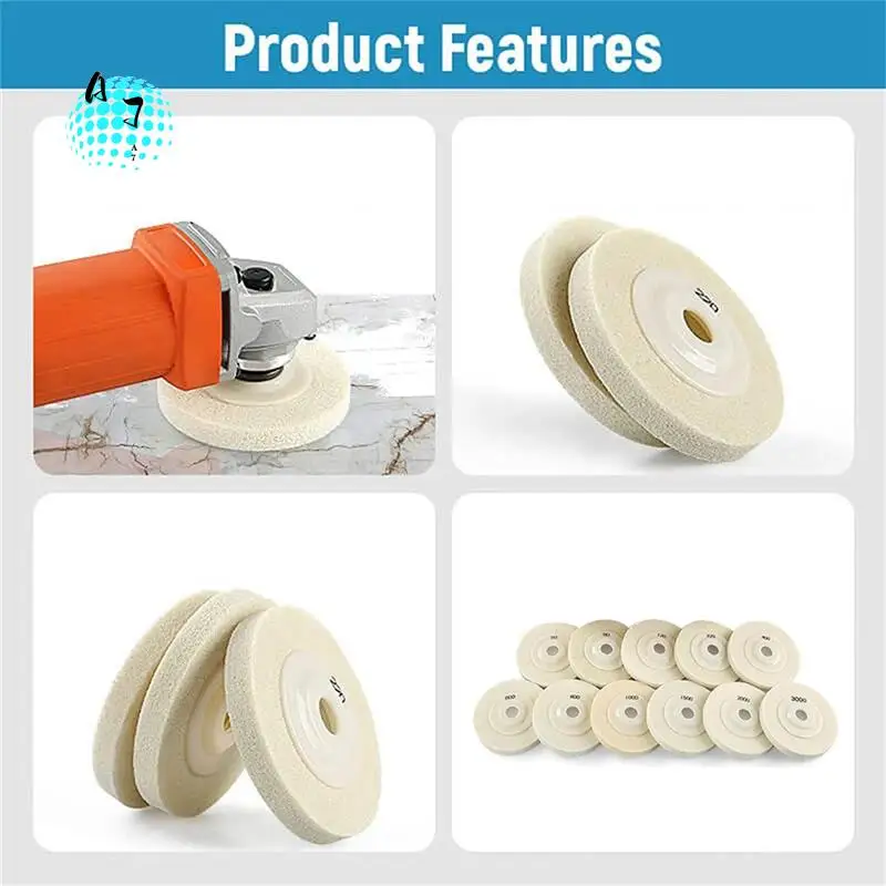 

A07F-Sponge Fiber Polishing Sheet For Stone Renovation Polishing Pads For Marble Granite Stone