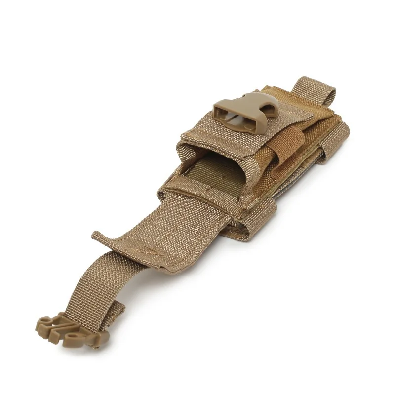 Tactical Mini Belt Pouches Outdoor Small Battery Case Compact Utility EDC Card Slot Holder Waist Bags Molle Pack Storage Pack