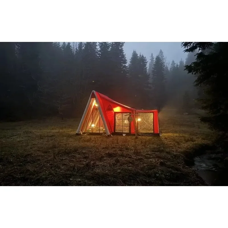 New Style Portable & Waterproof PVC Inflatable Camping Tents Wilderness-Defined Comfort For Winter Outdoor Camping On Sale
