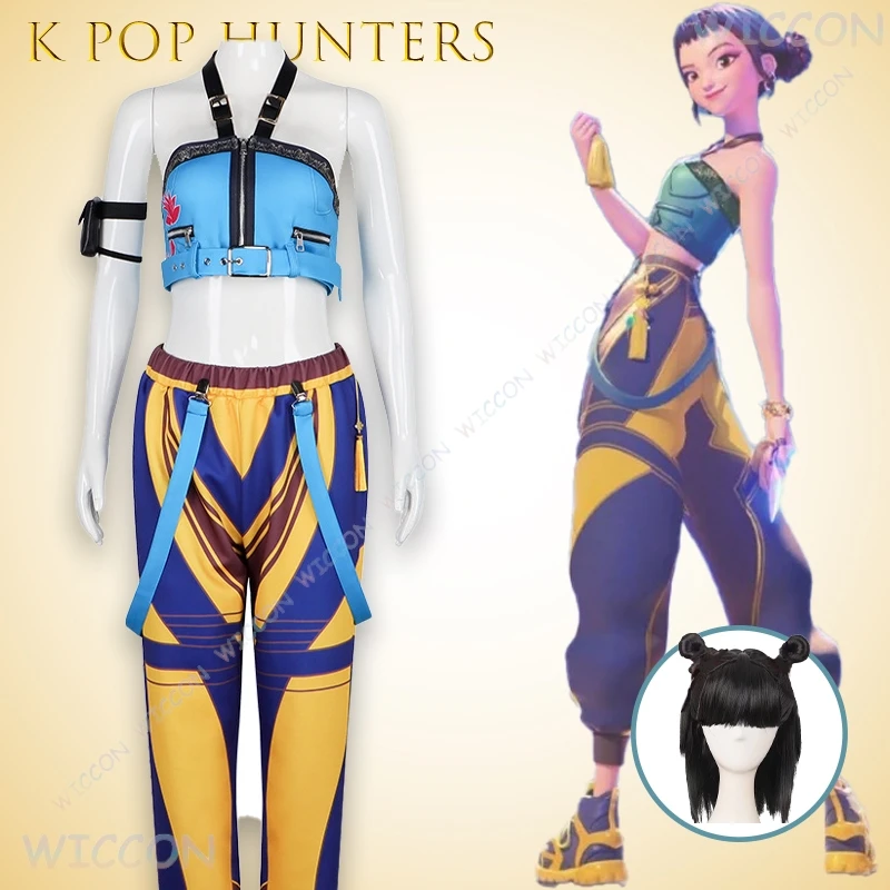 

Halloween Christmas Cos KPOP DemH Unters Zoe Huntrix Cosplay Costume Elegant Witch Dress Anime Girl Group Stage Outfit Full Set