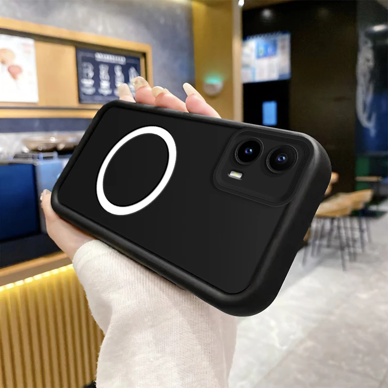 Phone Case For Motorola Moto G04 G05 G10 G04S E15 G30 G20 G15 G24 Power Case Shockproof Silicone Soft Cover Magnetic Sticker view 3