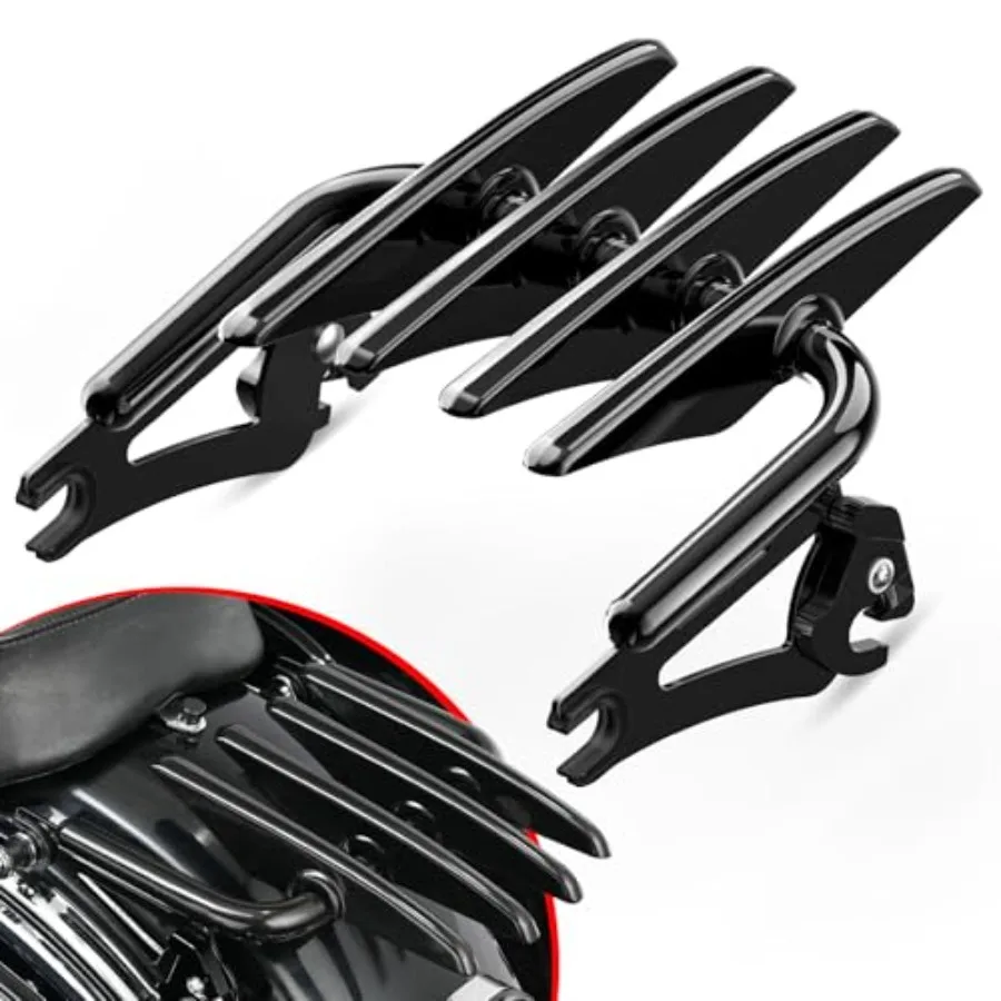 

Багажник Stealth для мотоцикла с креплением, совместимый с Harley Davidson Street Glide Road Glide Road King Electra Glide U