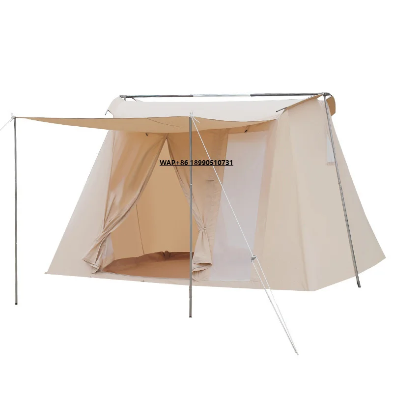 

Outdoor Spring Tent Delicate Camping Large Thickened Rain Proof Cloth Light Luxury Tent Camp Equipment