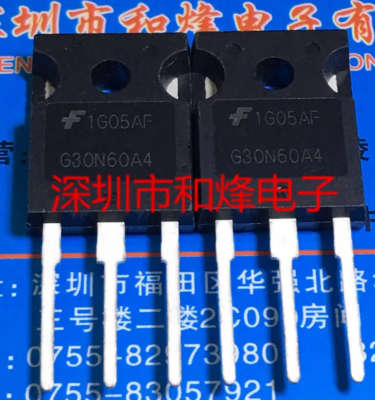 5PCS G30N60A4 HGTG30N60A4 TO-247