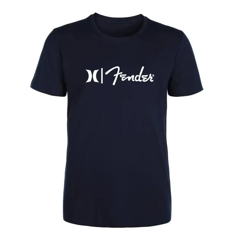 

Hurley A Loose Short-sleeved T-shirt with Letter Prints, A Versatile and Casual Pure Cotton Top for Both Men and Women in Summer