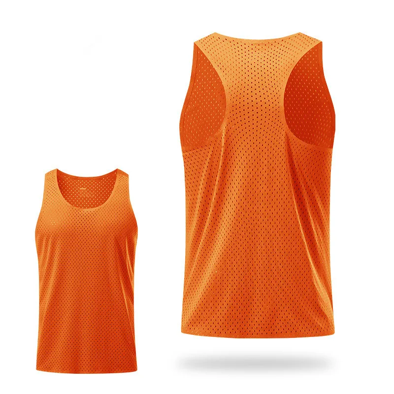 Marathon Running Quick Dry Tank Top Men\'s Athletic Track and Field Cross country Training Lightweight Wind Tunnel Tank Top Mesh